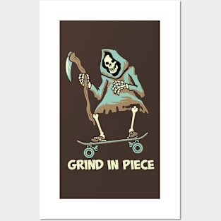 Grind In Piece Posters and Art